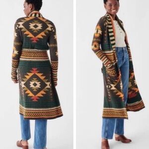 B yellowtail Paloma duster in eagle peak size xs NWT Faherty